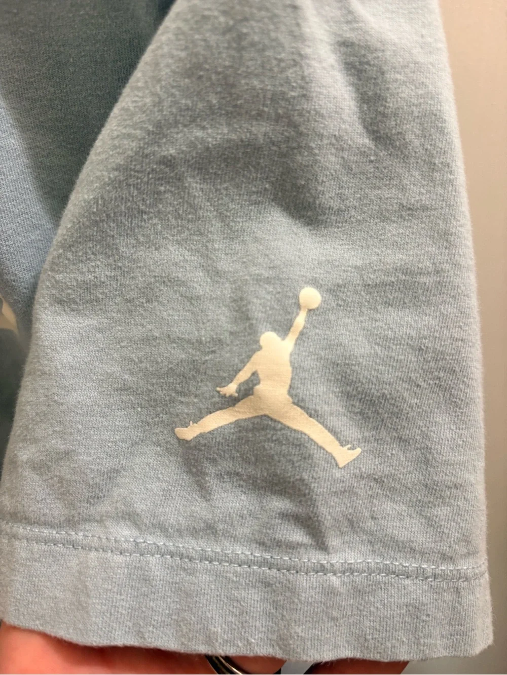 Jordan white short scripted